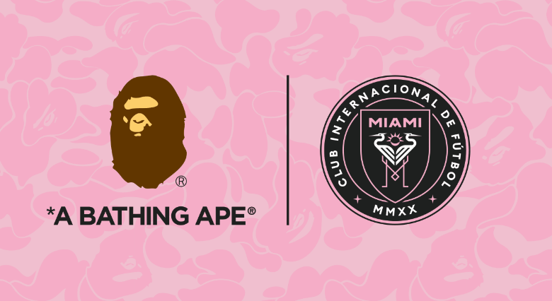 迈阿密国际与潮流品牌bape推出联名系列